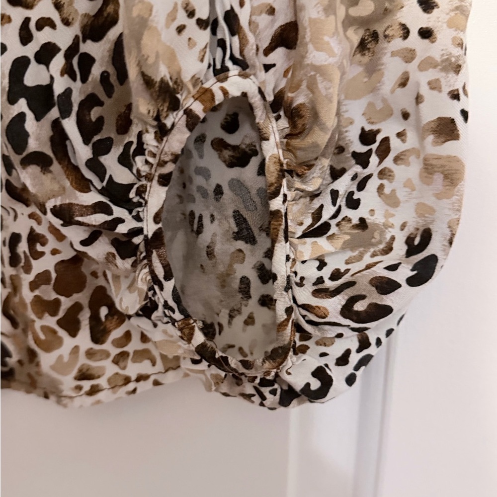 Cato Brown Leopard Print Blouse - Picture 9 of 10